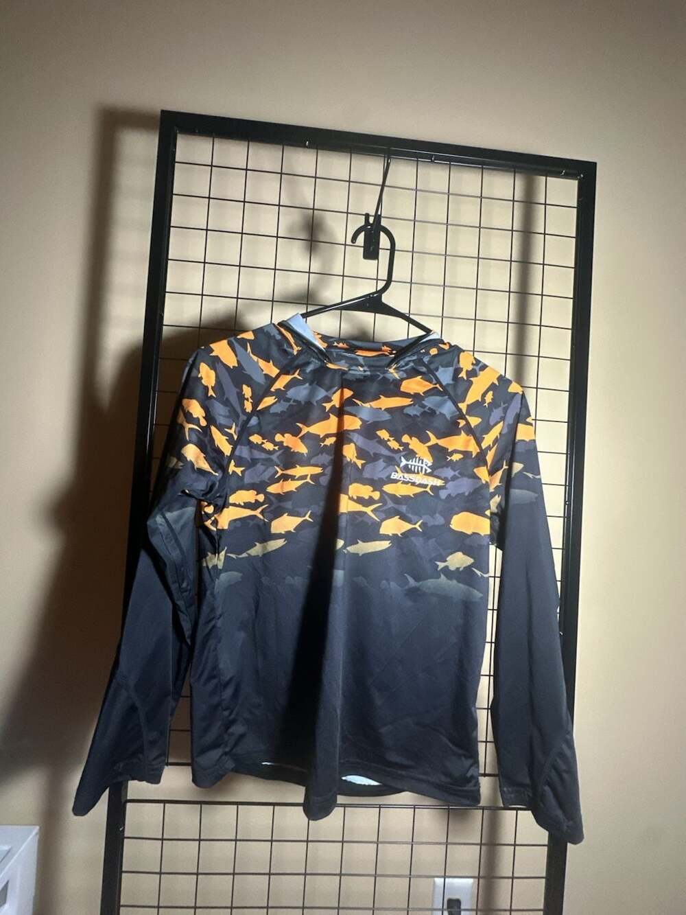Bassdash Youth UPF 50 Performance Long Sleeve Fishing Hoodie with Fish Print
